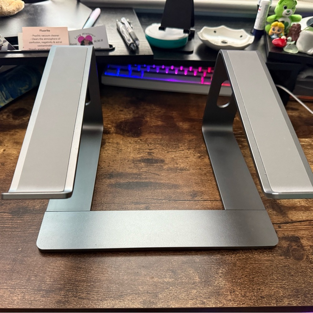 Aluminum Laptop Stand, Ergonomic detachable computer stand